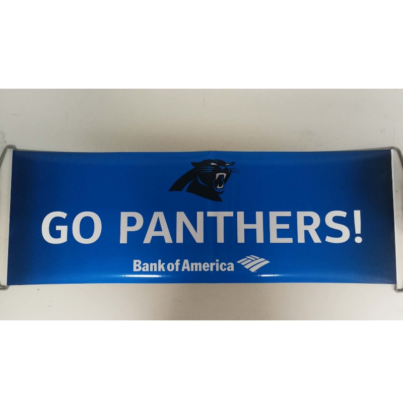 Eget Logo Hand Held Roller Banner- Panthers 24x68CM
